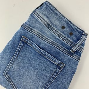 Cabi Women’s Cinch Skinny Jeans Distressed Denim Blue Sz 6 P0